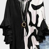 Amalie | Abstrakt bluse