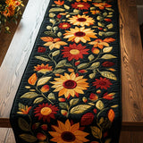 Quiltet bordløber - Efterårssolblomst