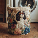 Vasketøjskurv med blomster Cavalier