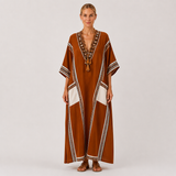 Kaftan Nadia Terracotta Etno