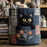 Vasketøjskurv Denim Kitty