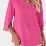 Helle | Bluse med flæser