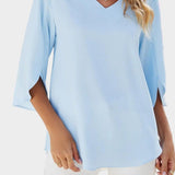 Helle | Bluse med flæser