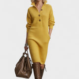 Cornelia™ | Elegant stribet kjole