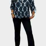 Lene | Graphic Ivy-bluse