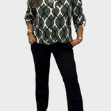 Lene | Graphic Ivy-bluse