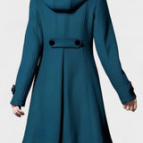 Lenka™ | Elegant frakke med hätte