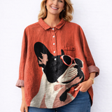 Evie | Moderne linnedskjorte
