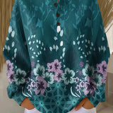 Nora™ - Pullover med blomstermønster