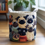 Vaskekurv med Pug Spirit motiv