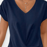 Stine | Bluse med V-hals