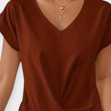 Stine | Bluse med V-hals