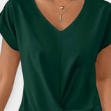 Stine | Bluse med V-hals