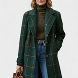 Yrsa™ | Elegant tweed jakke og ternet mønster