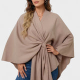 Yvette | Elegant draperet poncho