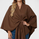 Yvette | Elegant draperet poncho