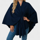 Yvette | Elegant draperet poncho