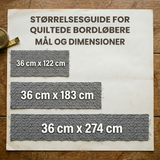 Quiltet dækkeserviet - Belém lys